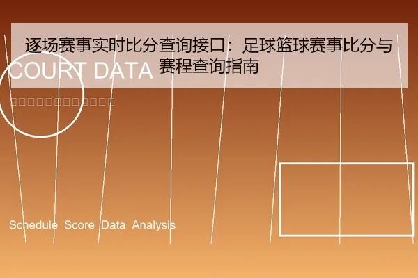 逐场赛事实时比分查询接口：足球篮球赛事比分与赛程查询指南